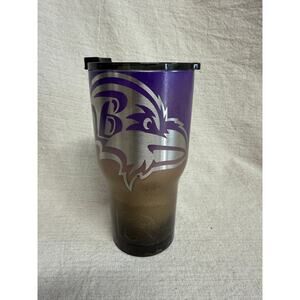 RTIC Baltimore Ravens 30oz Stainless Steel Tumbler Purple NFL Travel Mug w Lid